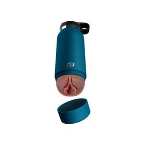 Wood Flask Thrill Seeker - Masturbator in Bottle (Black)