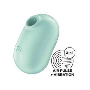 Satisfyer Pro To Go 2 - Rechargeable Air Pulse Clitoral Stimulator (Mint)