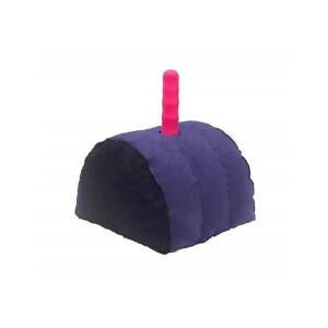 Magic Pillow - Inflatable Lovemaking Cushion with Toy Holder (Purple)