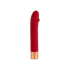 Charming Vibe - Rechargeable G-Spot Vibrator (Red)