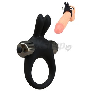 JoyRings silikónový vibračný krúžok so zajačikom