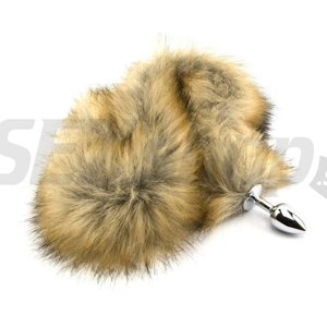 FURRY FANTASY RED FOX TAIL BUTT PLUG