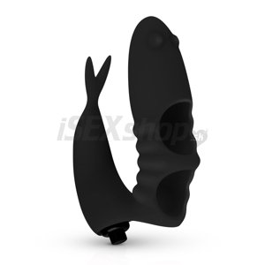 Easytoys Finger 2in1 prstový vibrátor čierny