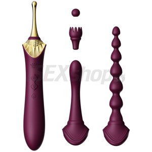 Zalo Bess 2 Clitoral Massager &amp;#45; bordový
