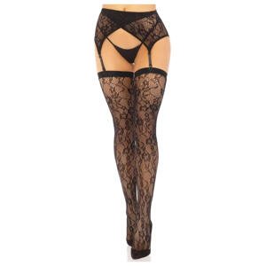 Leg Avenue Lace thigh highs &amp;amp; garterbelt