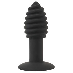Black Velvets Twist Butt Plug Vibrating