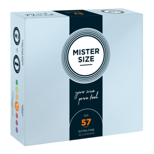 Mister Size 57mm pack of 36