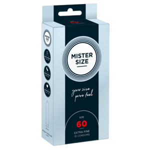 Kondómy Mister Size 60 mm 10 ks