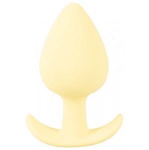 Silikónový análny kolík Cuties Yellow Pastel (8,4 cm)