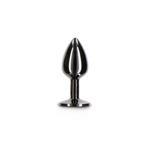Taboom Bondage Essentials Butt Plug With Diamond Jewel S Black