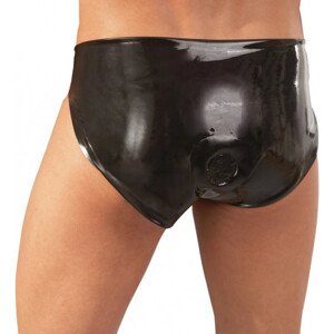 LateX slipy s análnym dildom Leon (14 cm)