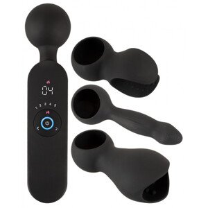 Nahrievacia masážna hlavica Couple Play s nástavcami (21,5 cm)