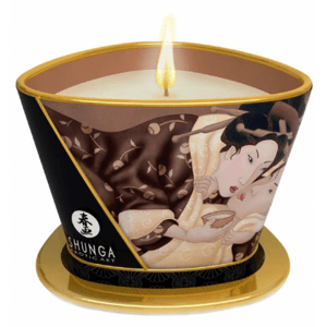 Shunga libido stimulujúca masážna sviečka Warm Chocolate (170 ml)