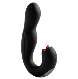 Joi Pro - Remote Control Rotating Head G-spot Vibrator & Clit Licker Black