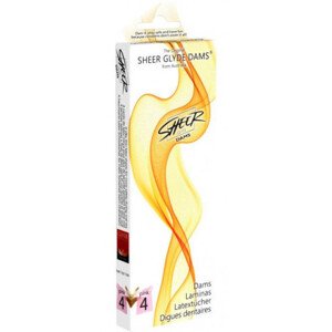 Orálne rúško Dental Dam (4 ks), ružové
