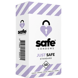 SAFE - Condoms with Silicone-Based Lubricant Standard 10 pcs
