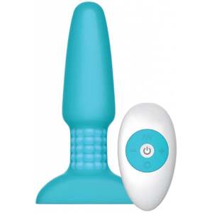 B-Vibe Rimming 2 vibračný análny kolík s rotačnými guličkami (15 cm)