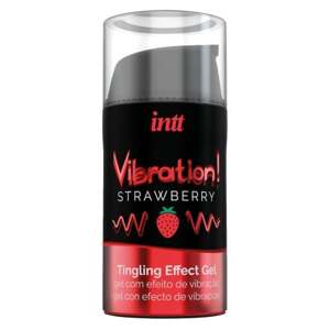 Vibration! Strawberry Tingling Gel (15 ml)