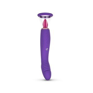 EASYTOYS VIBE COLLECTION Pumpy pro potešenie s vibrátorom na G-bod - Fialová
