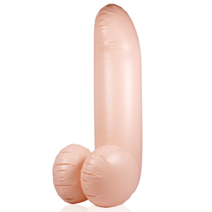 Nafukovací penis - 55''/ 140 cm - Tělová farba