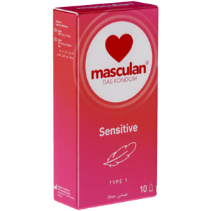 Masculan Single: Typ 1 (sensitive), 10 condoms