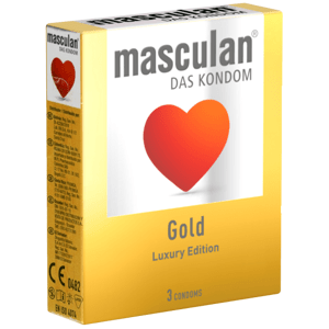 Masculan Single: Gold, 3 condoms