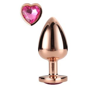 GLEAMING LOVE ROSE GOLD ANÁLNY KOLÍK MALÝ