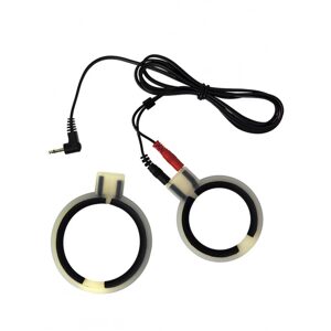Rimba Electro Cock Rings, Bi-Polar, Round 2 pieces