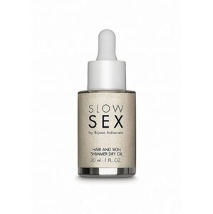 Bijoux Indiscrets Slow Sex Hair And Skin Shimmer Dry Oil 30ml