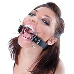 Fetish Fantasy Extreme Spider Gag, oceľový roubík / otvárač úst